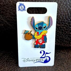 Collectable Disney Parks Lilo and Stitch Hawaiian Stitch Pin